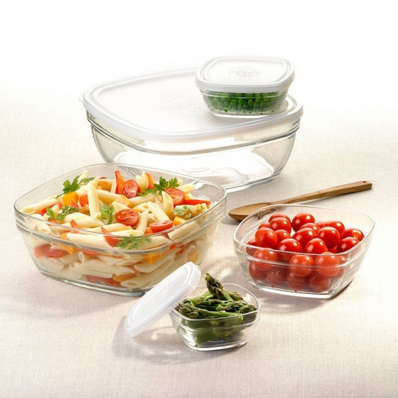 Lys Square Glass Food Storage