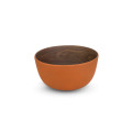 Bamboo Walnut Brick Bowl 14cm, Set of 4