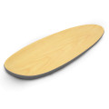 Bamboo Maple Grey Oval Plate 30 cm
