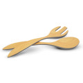 Bamboo Maple Grey Salad Server Set