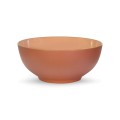PET Ceramic Style Rose Colored Bowl 15.5 cm 