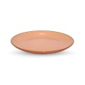 PET Ceramic Style Rose Colored Salad Plate 22 cm 