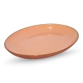 PET Ceramic Style Rose Colored Platter 38 cm 