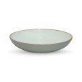 PET Ceramic Style Mint Colored Pasta Plate 22 cm