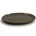 Club Taupe Oval Platter 38 cm