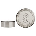 Icy Stainless Steel Dollar Coin Set of 2 with Ice Tongue and Bag