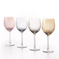 Rainbow Glo Assorted Colors Wine Glasses 470 ml, Set of 4