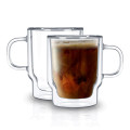 Double Wall Empilable Stackable Coffee Mug 350ml, Set of 2