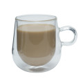 Double Wall Loop Coffee Cup 275ml, Set of 2