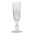 Retro Clear Flute 230ml, Set of 4