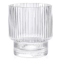 Ribbed Clear Old Fashion  Glass 340 ml, Set of 4
