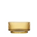 Ribbed Amber Dip Bowl 10 cm, Set of 4