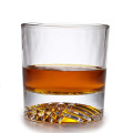 Globe on the Rocks Tartan Old Fashion Whiskey Glass, 250 ml Set of 4