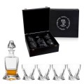 Twist 5 Pc Whiskey Set in Exclusive Wood Gift Box 