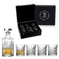Ashford 5 Pc Whiskey Set in Exclusive Wood Gift Box