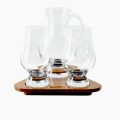 Glencairn Scotch 4 Pc Tasting Set with Tray