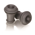 Vacu Vin Wine Saver Extra Stoppers Grey, Set of 2 