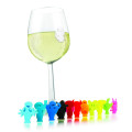 Vacu Vin Party People Wine Glass Decorating Suction Markers, Set of 12 Assorted