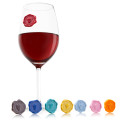 Vacu Vin Classic Grapes Wine Glass Decorating Suction Markers, Set of 8 Assorted 
