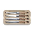Laguiole Expression Olive Wood Steak Knife, Set of 4