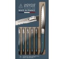 Laguiole Heritage Blue Steak Knife, Set of 6 