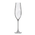 Columbia Optic Stemmed Flute Glass 260ml, Set of 6