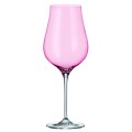 Limosa Pink Stemmed Wine Glass 500 ml, Set of 4