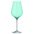 Limosa Turquoise Stemmed Wine Glass 500 ml, Set of 4