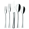 Degrenne Paris Solstice Mirror Finish 5 Piece Flatware Set, Service For 1