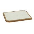 Cheese Place Oak Wood Cheese Board with Marble Insert 37cm