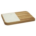 Cheese Place Oak Wood Cheese Board with Marble Insert 50cm