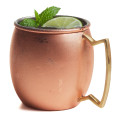 Moscow Mule Copper and Stainless Steel Smooth Belly-Shaped Mug 20oz