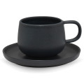Mesa Ceramics Uno Granite Stoneware Tea Cup and Saucer 225ml