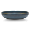Mesa Ceramics Uno Blue Stoneware Pasta Bowl 22cm