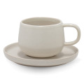 Mesa Ceramics Uno Marble Stoneware Tea Cup and Saucer 225ml