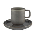 Mesa Ceramics Uno Cantera Stoneware Espresso Cup and Saucer 75ml