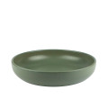 Mesa Ceramics Uno Olive Stoneware Pasta Bowl 22cm