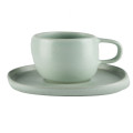 Mesa Ceramics Uno Teal Stoneware Tea Cup and Saucer 225ml