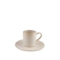 Mesa Ceramics Classico Nácar Espresso Cup and Saucer 77 ml
