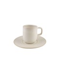 Mesa Ceramics Unico Nácar Coffee Cup and Saucer 93 ml
