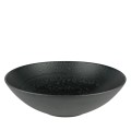 Mesa Ceramics Black Hammered Salad Bowl 24 cm