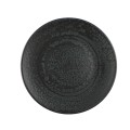 Mesa Ceramics Black Hammered Stoneware Salad Plate 21 cm