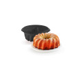 Lékué Deep Savarin Cake Mould Black 22cm