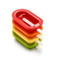 Lékué Extra Large Stackable Ice Lolly Ice Cream Popsicle Mould Set of 4 Assorted Colors