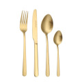Oslo Gold 18/0 Stainless Steel 16 Piece Flatware Set, Service for 4