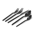 Maison Black 18/10 Stainless Steel 20 Piece Flatware Set, Service for 4