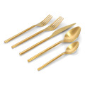 Maison Gold 18/10 Stainless Steel 20 Piece Flatware Set, Service for 4