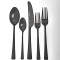 Venice Black 20 Piece Flatware Set , Service for 4