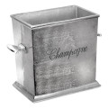 Champagne Cooler Aluminum Bucket For 2 Bottles