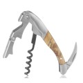 Sommelier Double Hinge Corkscrew Light Wood Handle